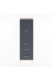 Hyperion Dolap 3 Raflı 3 Çekmeceli 2 Kapaklı 60x44x195 - S59M061V2B