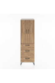 Hyperion Dolap 3 Raflı 3 Çekmeceli 2 Kapaklı 60x44x195 - S59M061V3B
