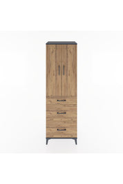 Hyperion Dolap 3 Raflı 3 Çekmeceli 2 Kapaklı 60x44x195 - S59M061V6B