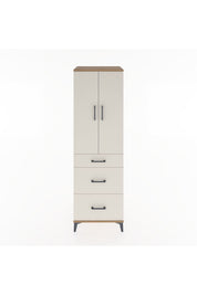 Hyperion Dolap 3 Raflı 3 Çekmeceli 2 Kapaklı 60x44x195 - S59M061V7B