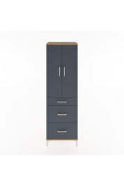 Hyperion Dolap 3 Raflı 3 Çekmeceli 2 Kapaklı 60x44x195 - S59M061V8B