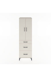 Hyperion Dolap Tek Raflı 3 Çekmeceli Tek Askılı 60x44x195 - S59M062V1B