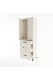 Hyperion Dolap Tek Raflı 3 Çekmeceli Tek Askılı 60x44x195 - S59M062V1B