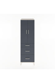 Hyperion Dolap Tek Raflı 3 Çekmeceli Tek Askılı 60x44x195 - S59M062V2B