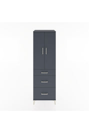 Hyperion Dolap Tek Raflı 3 Çekmeceli Tek Askılı 60x44x195 - S59M062V5B