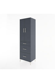 Hyperion Dolap Tek Raflı 3 Çekmeceli Tek Askılı 60x44x195 - S59M062V5B