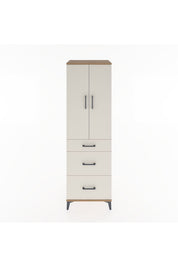 Hyperion Dolap Tek Raflı 3 Çekmeceli Tek Askılı 60x44x195 - S59M062V7B