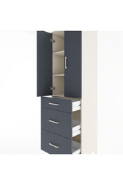 Hyperion Dolap 3 Raflı 3 Çekmeceli 2 Kapaklı 60x44x195 - S59M063V2B