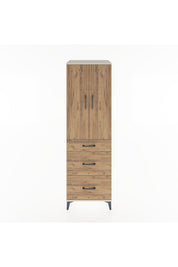 Hyperion Dolap 3 Raflı 3 Çekmeceli 2 Kapaklı 60x44x195 - S59M063V3B