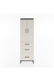 Hyperion Dolap 3 Raflı 3 Çekmeceli 2 Kapaklı 60x44x195 - S59M063V4B
