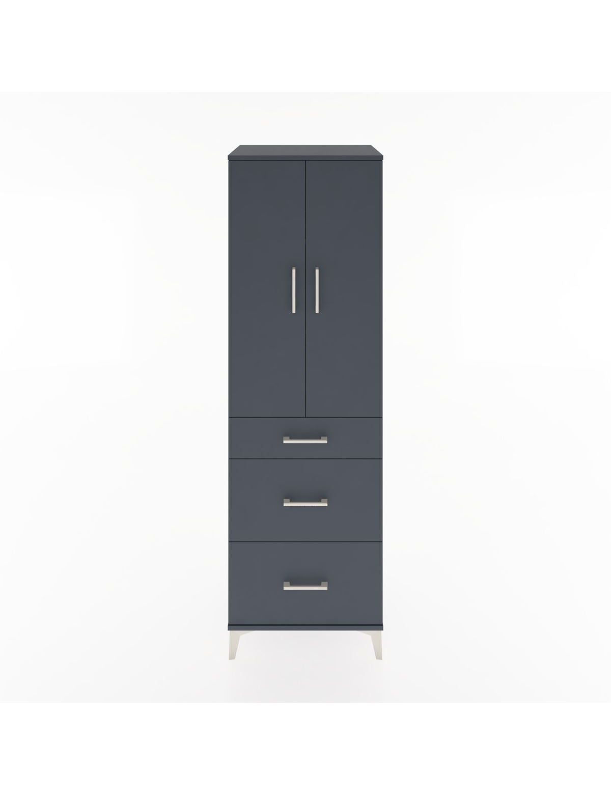 Hyperion Dolap 3 Raflı 3 Çekmeceli 2 Kapaklı 60x44x195 - S59M063V5B