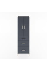 Hyperion Dolap 3 Raflı 3 Çekmeceli 2 Kapaklı 60x44x195