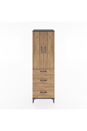 Hyperion Dolap 3 Raflı 3 Çekmeceli 2 Kapaklı 60x44x195 - S59M063V6B