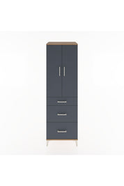 Hyperion Dolap 3 Raflı 3 Çekmeceli 2 Kapaklı 60x44x195 - S59M063V8B