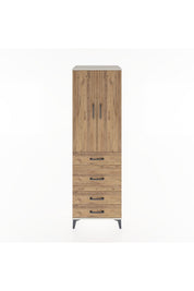 Hyperion Dolap 3 Raflı 4 Çekmeceli 2 Kapaklı 60x44x195 - S59M065V3B