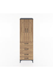 Hyperion Dolap 3 Raflı 4 Çekmeceli 2 Kapaklı 60x44x195 - S59M065V6B