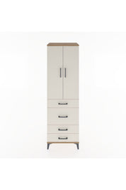 Hyperion Dolap 3 Raflı 4 Çekmeceli 2 Kapaklı 60x44x195 - S59M065V7B