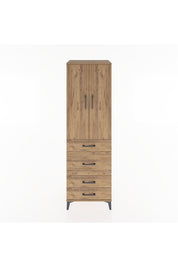 Hyperion Dolap 3 Raflı 4 Çekmeceli 2 Kapaklı 60x44x195 - S59M065V9B