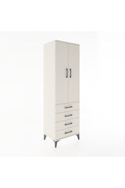 Hyperion Dolap 2 Raflı 4 Çekmeceli Tek Askılı 60x44x195 - S59M066V1B
