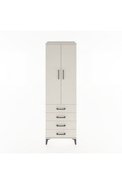 Hyperion Dolap 2 Raflı 4 Çekmeceli Tek Askılı 60x44x195 - S59M066V1B