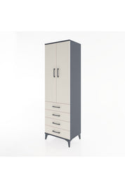 Hyperion Dolap 2 Raflı 4 Çekmeceli Tek Askılı 60x44x195 - S59M066V4B