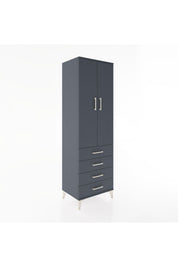 Hyperion Dolap 2 Raflı 4 Çekmeceli Tek Askılı 60x44x195 - S59M066V5B