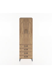 Hyperion Dolap 2 Raflı 4 Çekmeceli Tek Askılı 60x44x195 - S59M066V9B