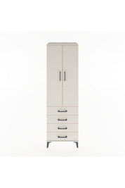 Hyperion Dolap 4 Raflı 4 Çekmeceli 2 Kapaklı 60x44x195 - S59M067V1B