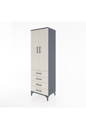 Hyperion Dolap 4 Raflı 4 Çekmeceli 2 Kapaklı 60x44x195 - S59M067V4B