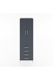 Hyperion Dolap 4 Raflı 4 Çekmeceli 2 Kapaklı 60x44x195 - S59M067V5B