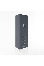 Hyperion Dolap 4 Raflı 4 Çekmeceli 2 Kapaklı 60x44x195 - S59M067V5B