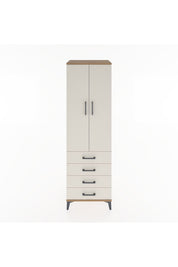 Hyperion Dolap 4 Raflı 4 Çekmeceli 2 Kapaklı 60x44x195 - S59M067V7B