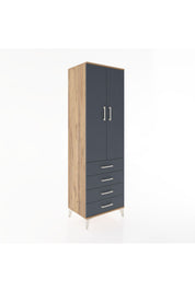 Hyperion Dolap 4 Raflı 4 Çekmeceli 2 Kapaklı 60x44x195 - S59M067V8B