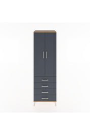 Hyperion Dolap 4 Raflı 4 Çekmeceli 2 Kapaklı 60x44x195 - S59M067V8B