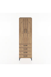 Hyperion Dolap 4 Raflı 4 Çekmeceli 2 Kapaklı 60x44x195 - S59M067V9B