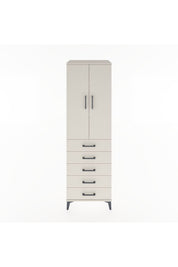 Hyperion Dolap 3 Raflı 5 Çekmeceli 2 Kapaklı 60x44x195 - S59M069V1B