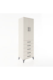 Hyperion Dolap 3 Raflı 5 Çekmeceli 2 Kapaklı 60x44x195 - S59M069V1B