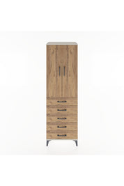 Hyperion Dolap 3 Raflı 5 Çekmeceli 2 Kapaklı 60x44x195 - S59M069V3B