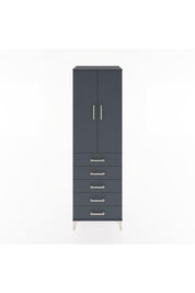 Hyperion Dolap 3 Raflı 5 Çekmeceli 2 Kapaklı 60x44x195 - S59M069V5B