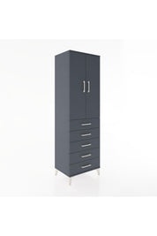 Hyperion Dolap 3 Raflı 5 Çekmeceli 2 Kapaklı 60x44x195 - S59M069V5B