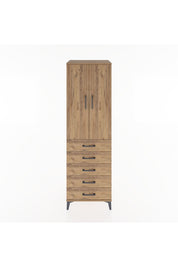 Hyperion Dolap 3 Raflı 5 Çekmeceli 2 Kapaklı 60x44x195 - S59M069V9B