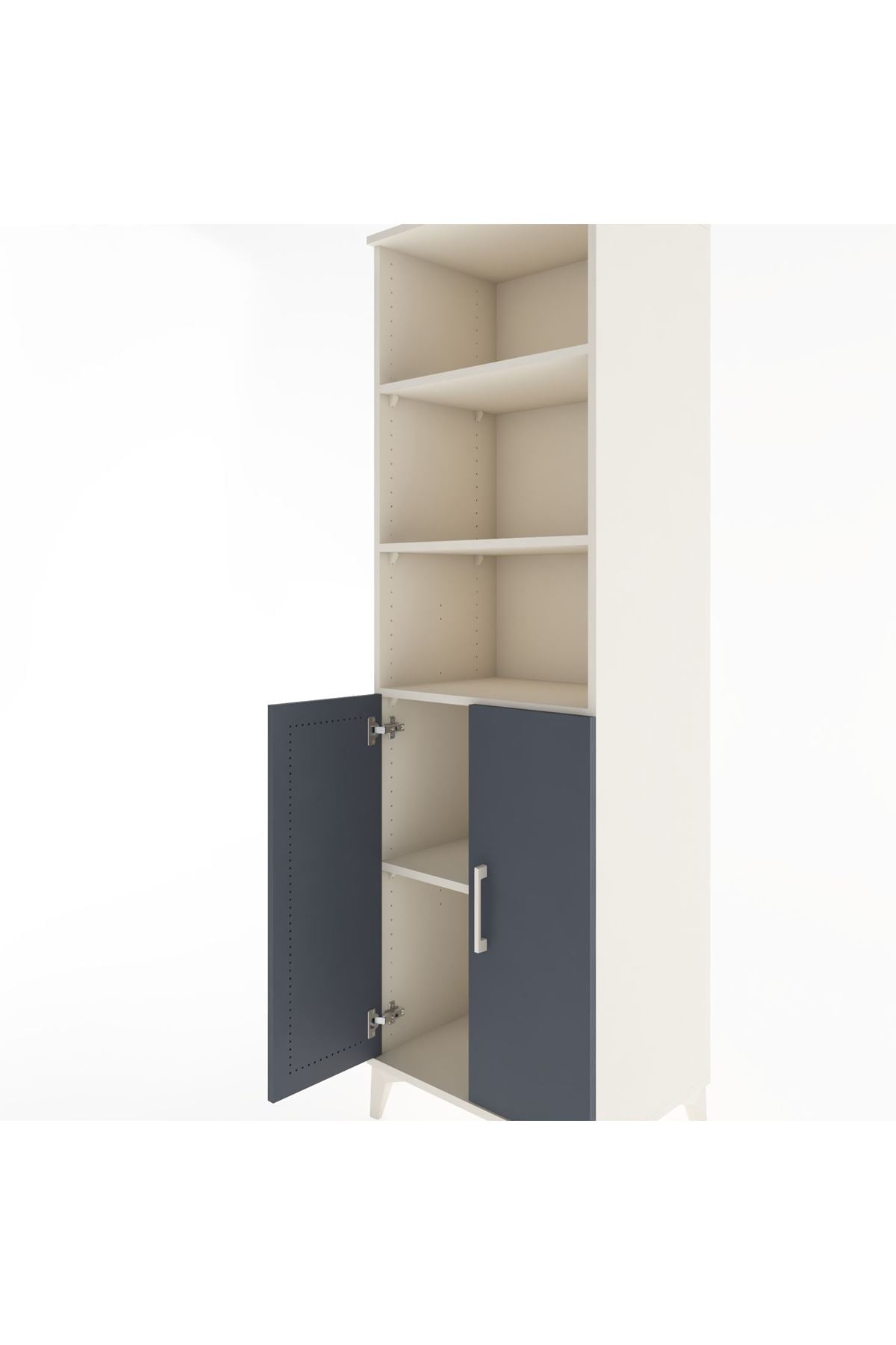 Hyperion Dolap 4 Raflı 2 Kapaklı 60x44x195 - S59M070V2B