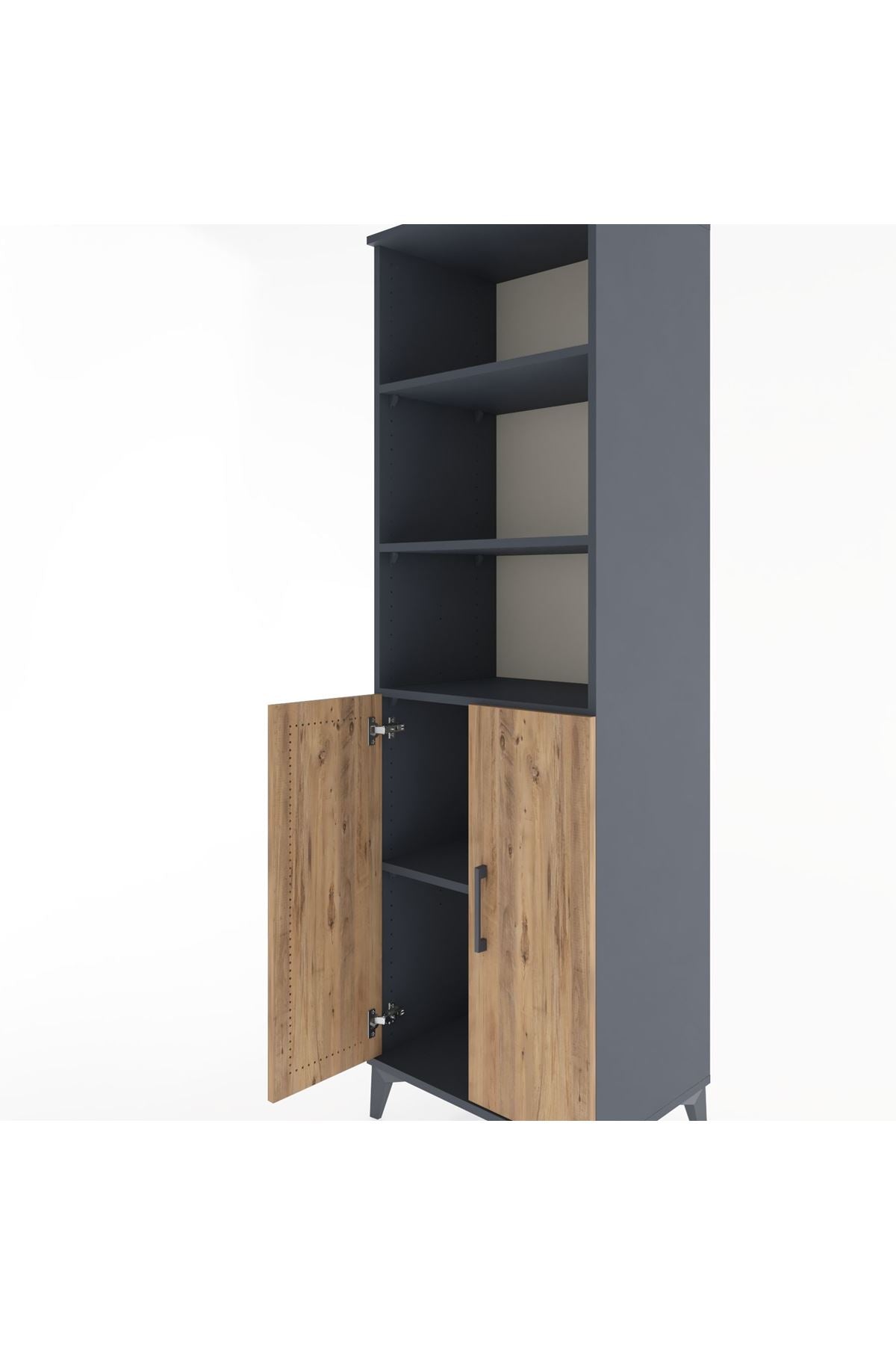 Hyperion Dolap 4 Raflı 2 Kapaklı 60x44x195 - S59M070V6B