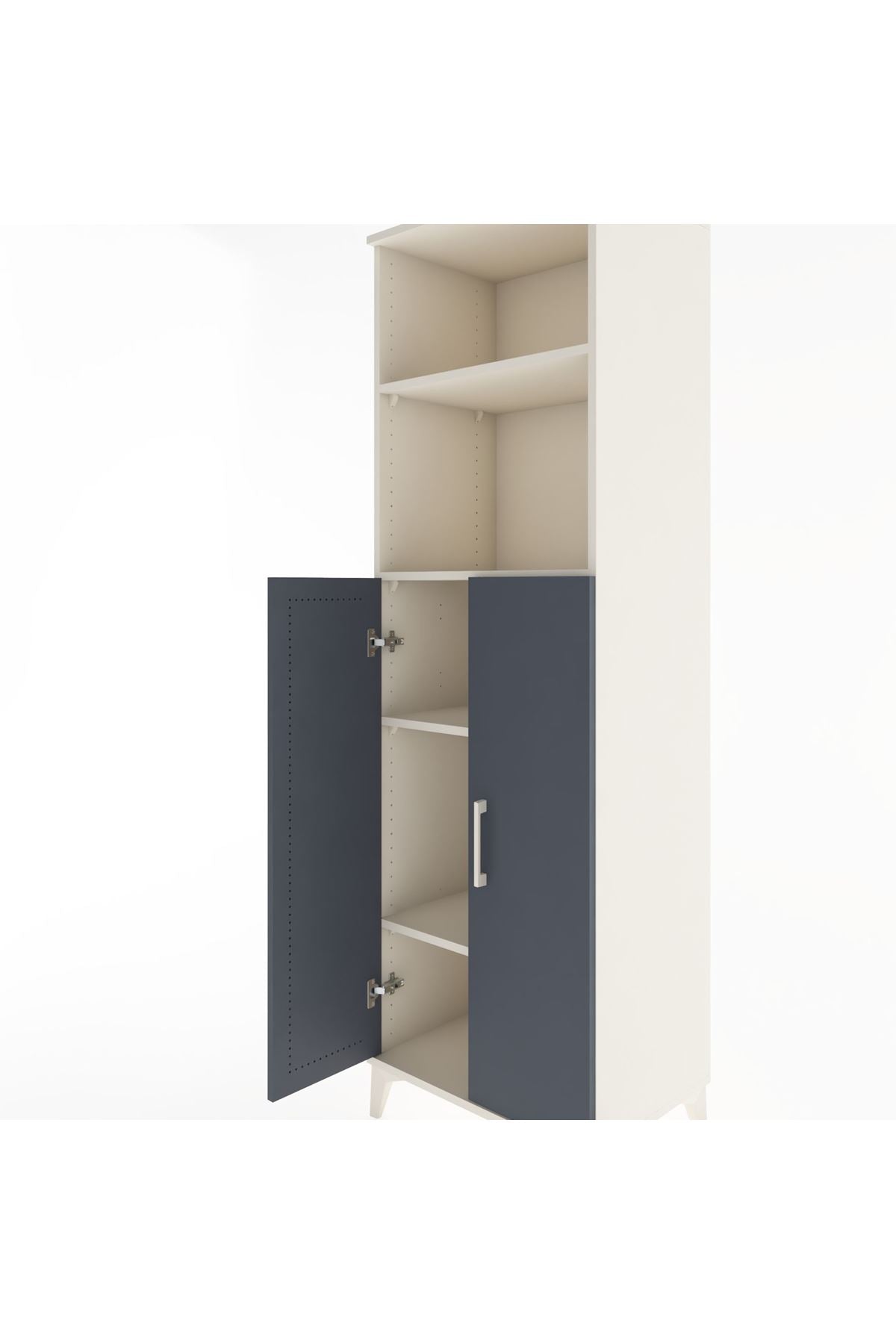 Hyperion Dolap 4 Raflı 2 Kapaklı 60x44x195 - S59M071V2B