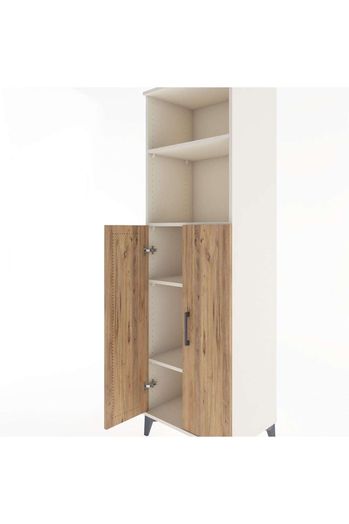 Hyperion Dolap 4 Raflı 2 Kapaklı 60x44x195 - S59M071V3B