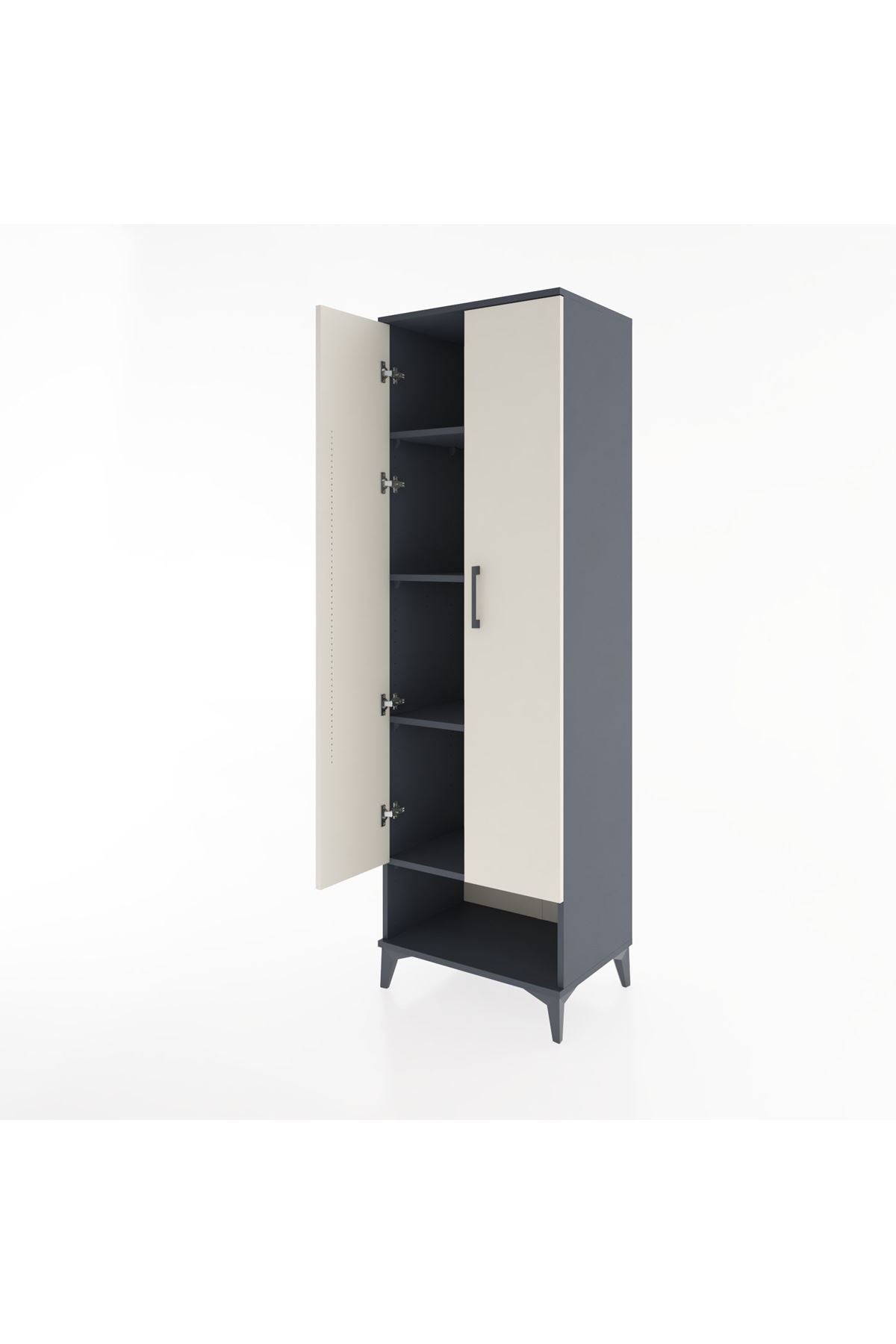 Hyperion Dolap 4 Raflı 2 Kapaklı 60x44x195 - S59M072V4B