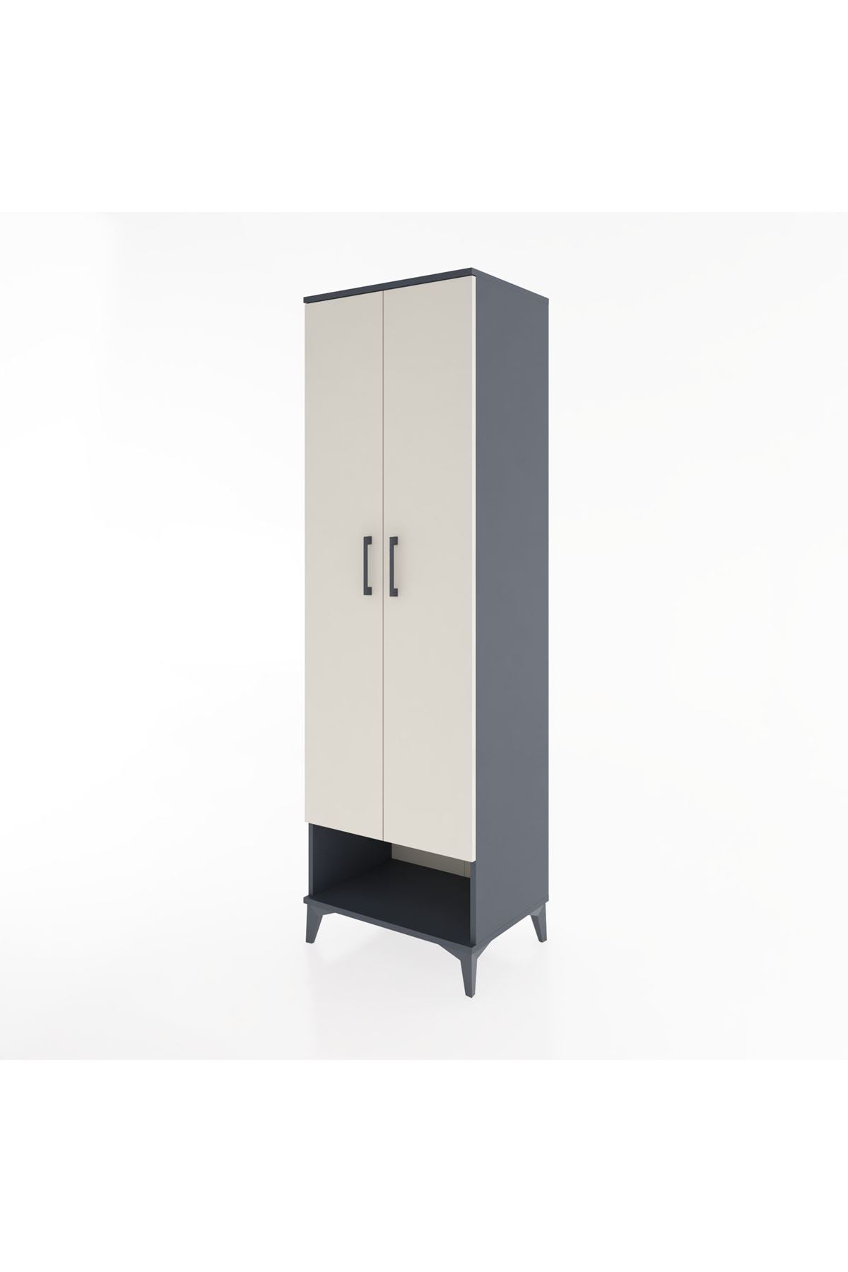 Hyperion Dolap 4 Raflı 2 Kapaklı 60x44x195 - S59M072V4B