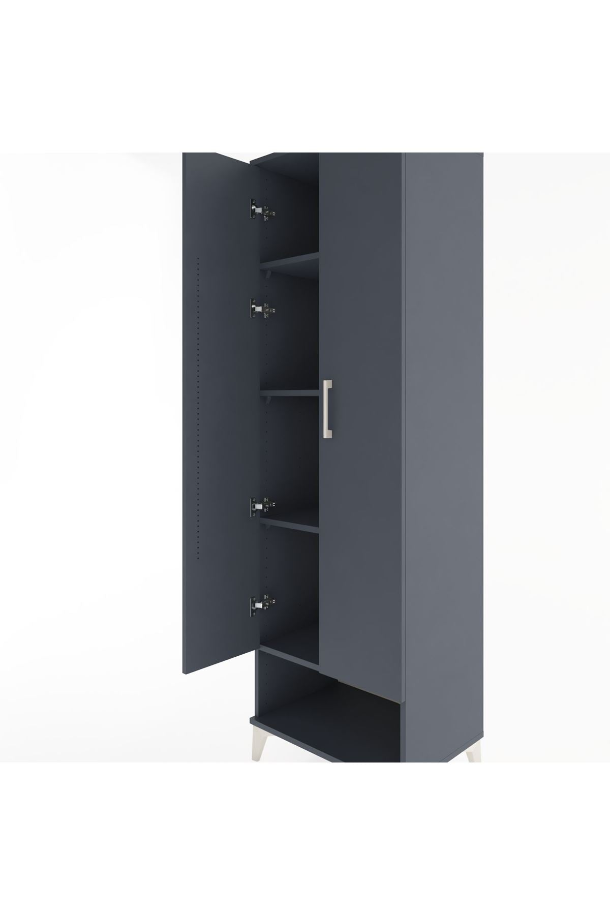 Hyperion Dolap 4 Raflı 2 Kapaklı 60x44x195 - S59M072V5B