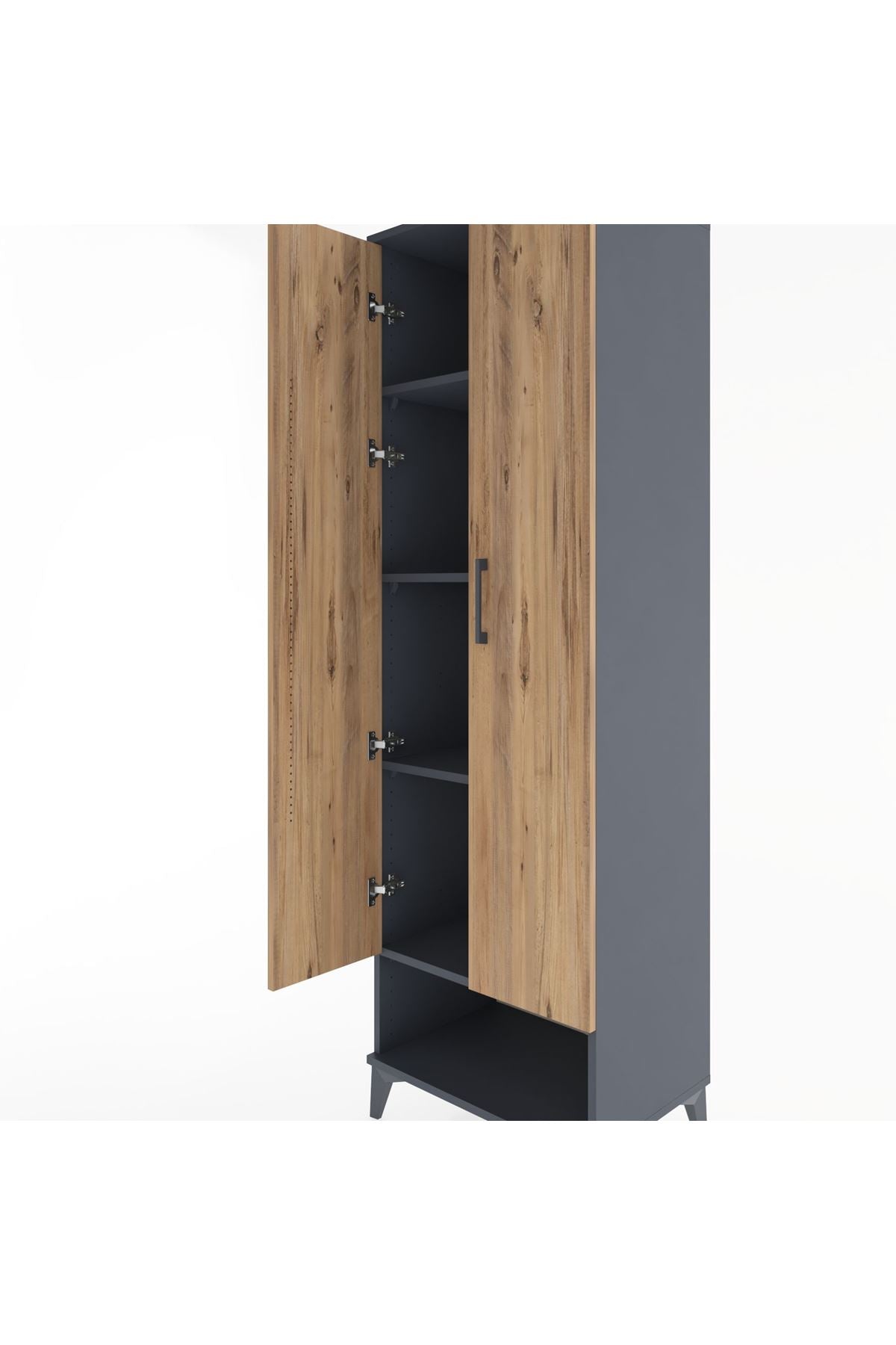 Hyperion Dolap 4 Raflı 2 Kapaklı 60x44x195 - S59M072V6B