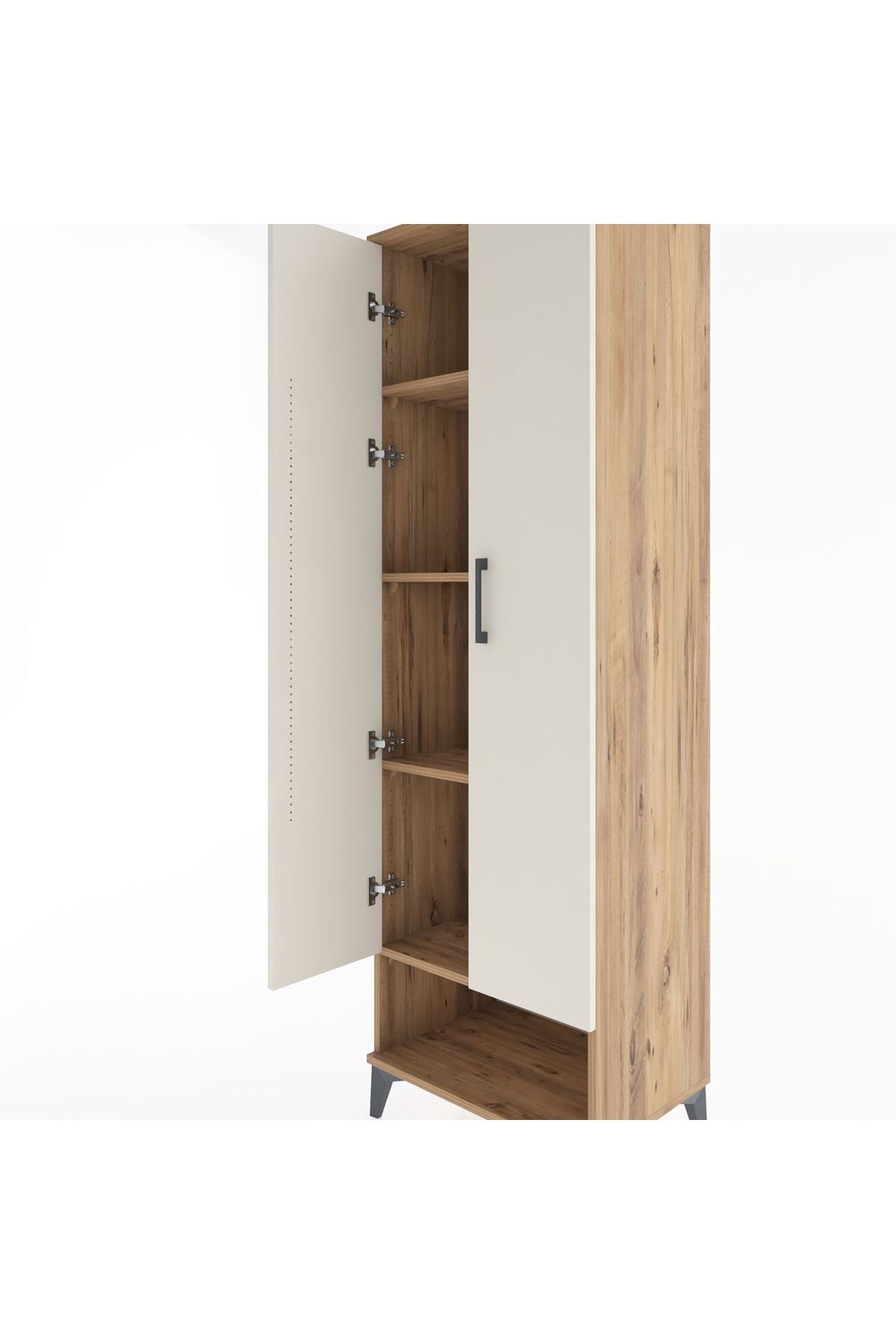 Hyperion Dolap 4 Raflı 2 Kapaklı 60x44x195 - S59M072V7B